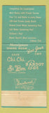 Matchbook Cover - Montmartre Hotel Miami Beach FL 30 Strike
