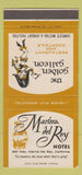 Matchbook Cover - Marina Del Rey Hotel CA girlie pirate 30 Strike