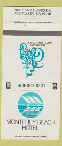 Matchbook Cover - Monterey Beach Hotel Monterey CA 30 Strike