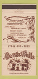 Matchbook Cover - Bessie Walls Restaurant Anaheim CA 30 Strike