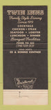 Matchbook Cover - Twin Inns Carlsbad CA 30 Strike