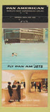 Matchbook Cover - Pan American Airlines Am  30 Strike