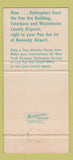 Matchbook Cover - Pan American Airlines Am  30 Strike