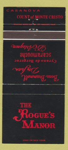 Matchbook Cover - Rogue's Manor Statler Hilton Washington DC 30 Strike