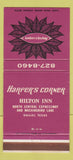 Matchbook Cover - Harper's Corner Hilton Inn Dallas TX 30 Strike