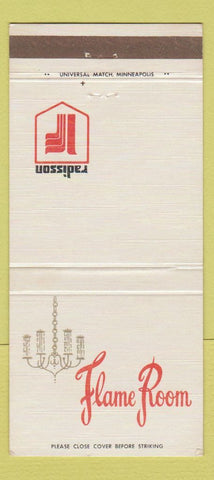 Matchbook Cover - Flame Room Radisson Hotels  30 Strike