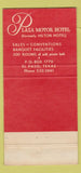 Matchbook Cover - Plaza Motor Hotel El Paso TX 30 Strike
