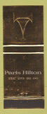 Matchbook Cover - Paris Hilton WEAR 30 Strike