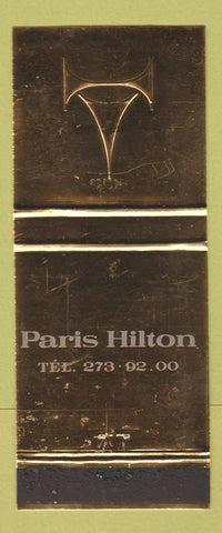 Matchbook Cover - Paris Hilton WEAR 30 Strike