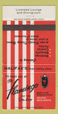 Matchbook Cover - The Flamingo Halifax NS WEAR 30 Strike
