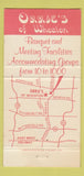 Matchbook Cover - Orrse's Restaurant Wheaton IL WEAR 30 Strike