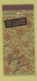 Matchbook Cover - Vivian Laird's Long Beach CA restaurant  30 Stick