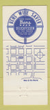 Matchbook Cover - Ben's Deli Restaurant Montreal QC 30 Strike