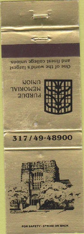 Matchbook Cover - Purdue Memorial Union