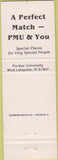 Matchbook Cover - Purdue Memorial Union