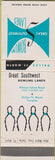 Matchbook Cover - Southwest Bowling Dalls Fort Worth TX
