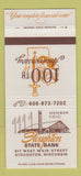 Matchbook Cover - Stoughton State Bank WI 30 Strike