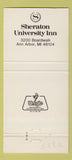 Matchbook Cover - State Street Bar Sheraton Hotel Ann Arbor MI 30 Strike