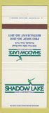 Matchbook Cover - Shadow Lake Golf Racquet Club Penfield NY 30 Strike