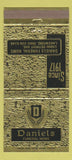 Matchbook Cover - Daniels Funeral Home Lakewood OH 30 Strike
