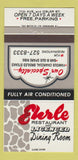 Matchbook Cover - Ehrle Restaurant Regina SK BBQ #2 30 Strike