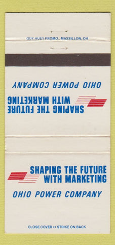 Matchbook Cover - Ohio Power Company OH 30 Strike
