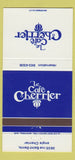 Matchbook Cover - Le Cafe Cherrier QC 30 Strike