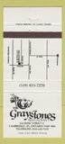 Matchbook Cover - Graystones Restaurant Cambridge ON 30 Strike