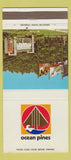 Matchbook Cover - Ocean Pines MD 30 Strike