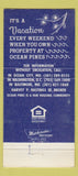 Matchbook Cover - Ocean Pines MD 30 Strike