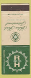 Matchbook Cover - Hilton Hotels Rotterdam 30 Strike