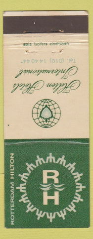 Matchbook Cover - Hilton Hotels Rotterdam 30 Strike