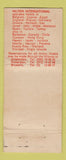 Matchbook Cover - Amsterdam Hilton Hotel Holland WEAR 30 Strike