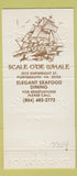 Matchbook Cover - Scale O'De Whale Portsmouth VA 30 Strike