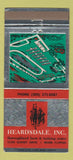 Matchbook Cover - Heardsdale Inc Horse Racing Training Miami FL 30 Strike