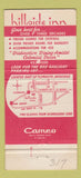 Matchbook Cover - Hillside Inn Plymouth MI 30 Strike