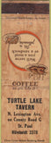 Matchbook Cover - Turtle Lake Tavern ST Paul MN