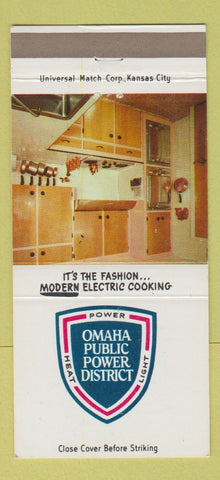 Matchbook Cover - Omaha Public Power District NE 30 Strike