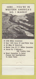 Matchbook Cover - Port of Los Angeles CA Cargo Capital 30 Strike