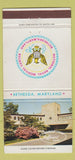 Matchbook Cover - National Naval Medical Center Bethesda MD 30 Strike