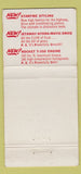 Matchbook Cover - 1956 Oldsmobile Paola La Crescenta CA POOR 30 Strike