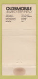 Matchbook Cover - 1972 Oldsmobile Andy Butti GMC Carson City NV WORN 30 Strike