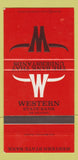 Matchbook Cover - Western State Bank Denton TX 30 Strike