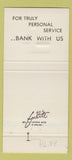 Matchbook Cover - State Bank of Fraser MI 30 Strike