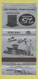 Matchbook Cover - Sea Wolf Oakland CA WEAR 30 Strike