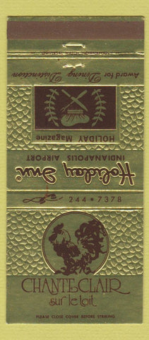 Matchbook Cover - Holiday Inn Indianapolis IN Airport Chante Clair 30 Strike