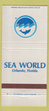 Matchbook Cover - Sea World Orlando FL 30 Strike