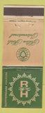 Matchbook Cover - Hilton Hotel Rotterdam WEAR 30 Strike