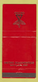 Matchbook Cover - Ortho Diagnostics Raritan NJ 30 Strike