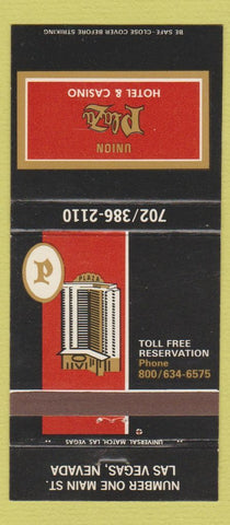 Matchbook Cover - Union Plaza Hotel Casino Las Vegas NV 30 Strike